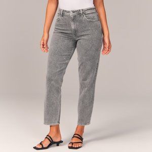 A&F Curve Love High Rise Mom Jeans